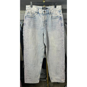 Desigual Bedazzled Jeans Denim Sz 10 Eu 40